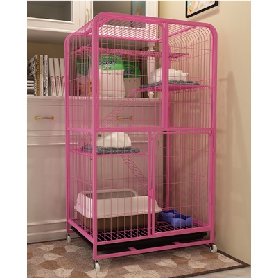 [ Tặng võng ] Chuồng Mèo Mẫu Mới 4 Tầng Thông Minh Siêu Đẹp Kích Thước 168*95*65cm