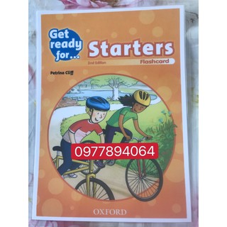 Flashcard GET READY FOR STARTER ép plastics bền đẹp