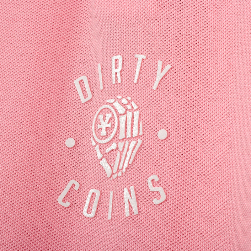 Áo thun DirtyCoins Long Sleeve Polo Shirt - Pink