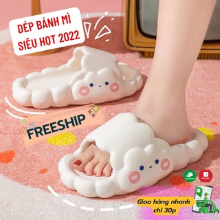 Dép bánh mì dép quai ngang hình đám mây siêu cute titan.st