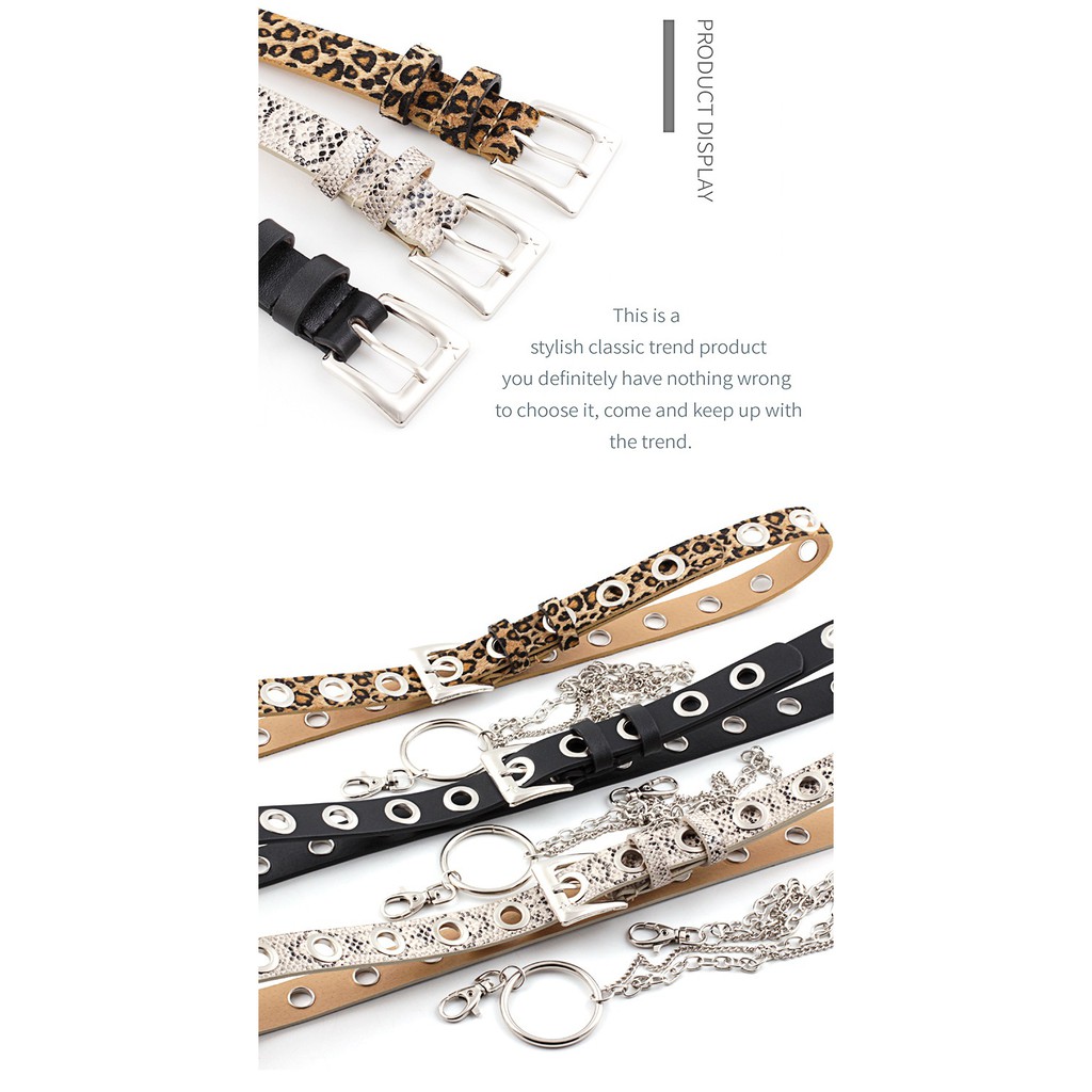 Thắt lưng kèm chain đôi mẫu MỚI NHẤT xích