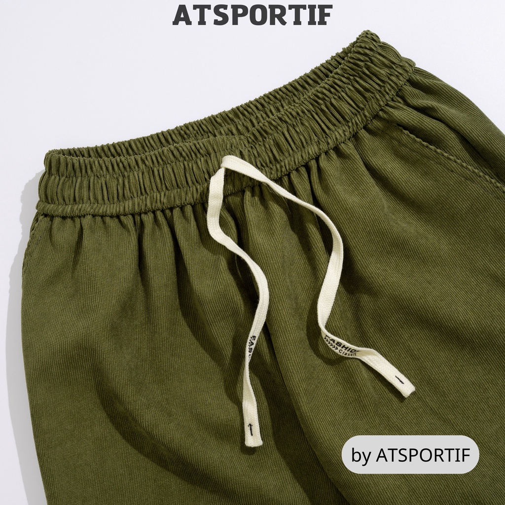 Quần Short Nam ATMAN Chất Liệu Nhung Tăm 5 Màu Trẻ Trung, Cá Tính