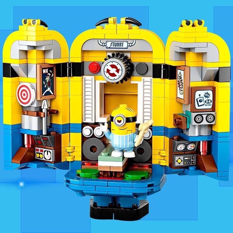 Đồ chơi lắp ráp Minion 3 TRONG 1 tương thích với Lego X19009