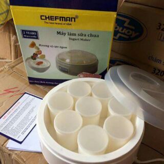 máy làm sữa chua chefmen 16 cốc