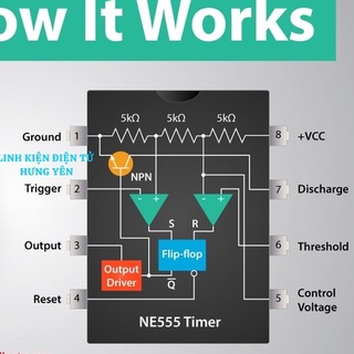 IC Tạo Xung NE555 DIP8