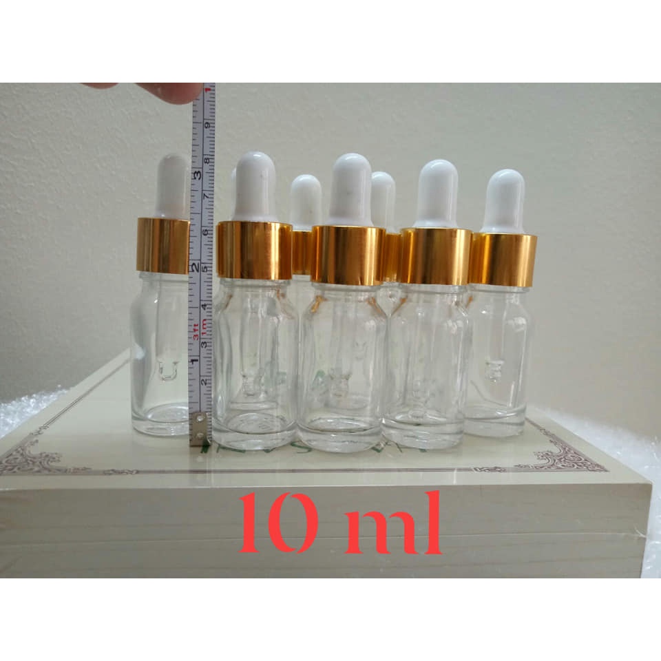 Lọ triết thuỷ tinh lắp bóp nâu