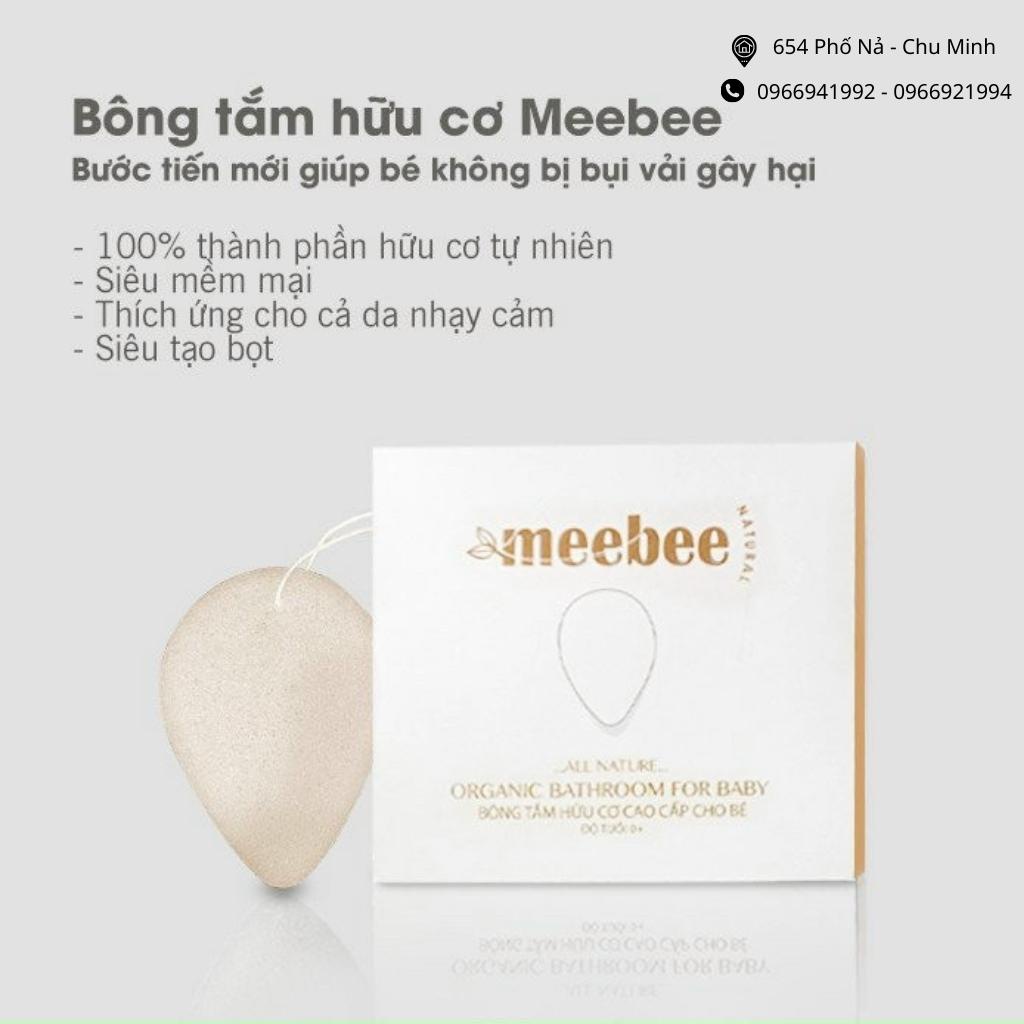 Muối Tắm Thảo Dược MEEBEE Cao Cấp An Toàn Cho Bé Từ Sơ Sinh Tặng Kèm Bông Tắm Hữu Cơ