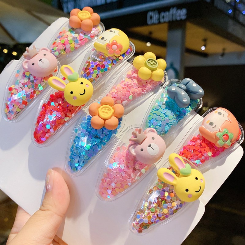 Set 10 Kẹp Tóc Dễ Thương Cho Bé Gái