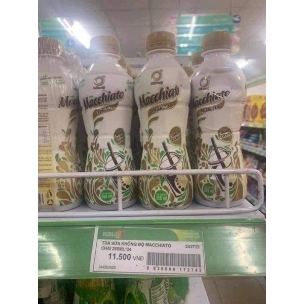 Thùng Trà Sữa MACHIATO 24 Chai 268ml