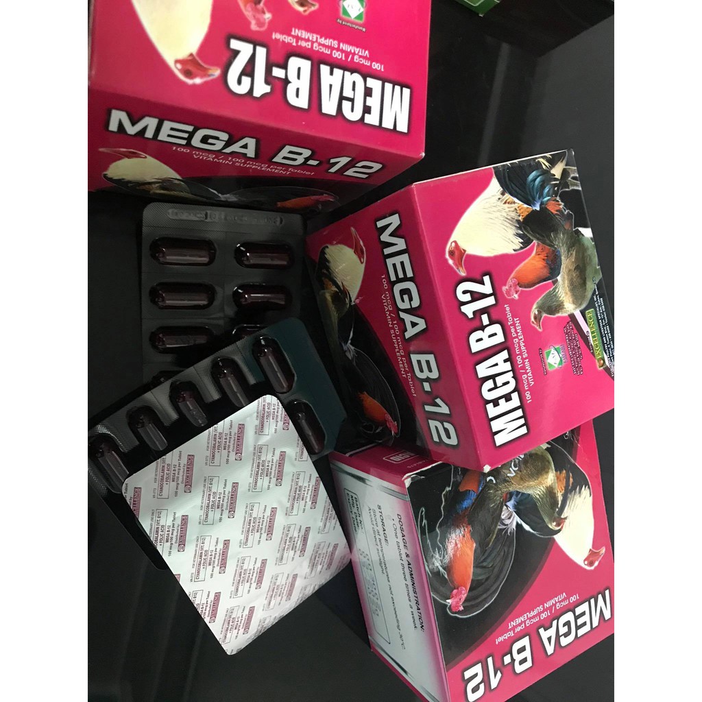 Vitamin MEGA B12 - combo 5 vỉ mỗi vỉ 10 viên