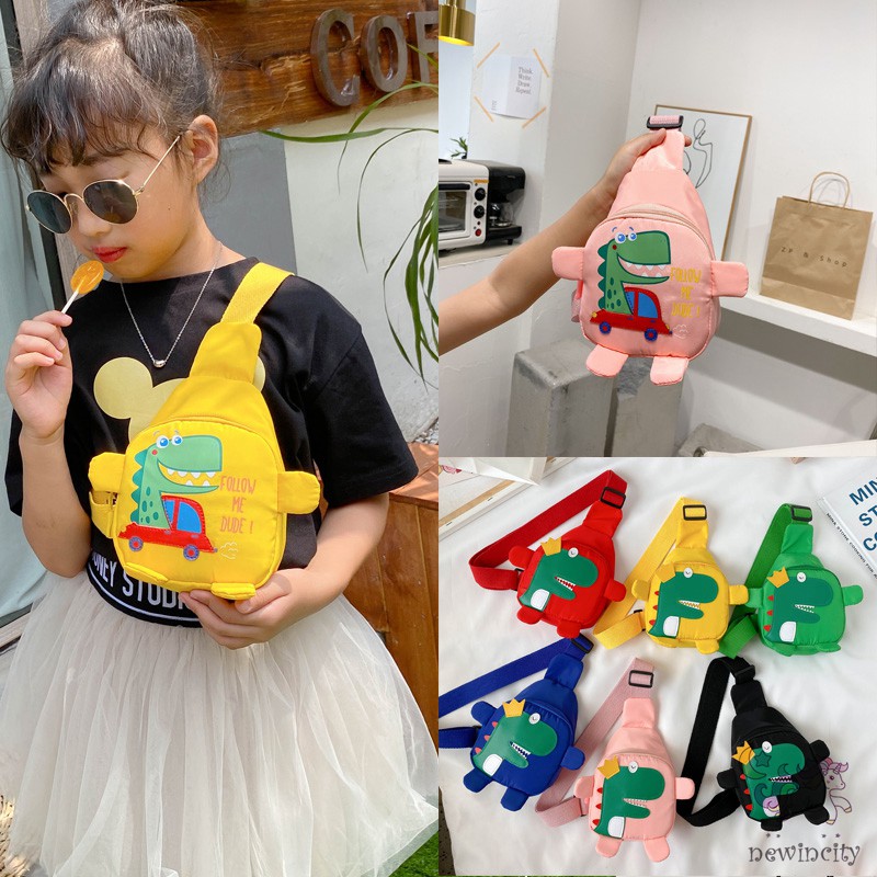 Túi Đeo Chéo Hình Khủng Long Dễ Thương Dành Cho Bé