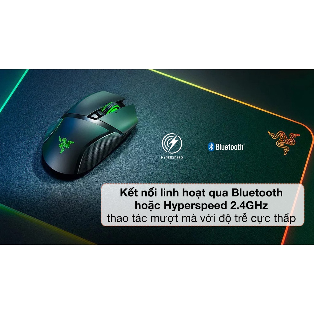 Chuột không dây Gaming Razer Basilisk X HyperSpeed - Hàng Chính hãng