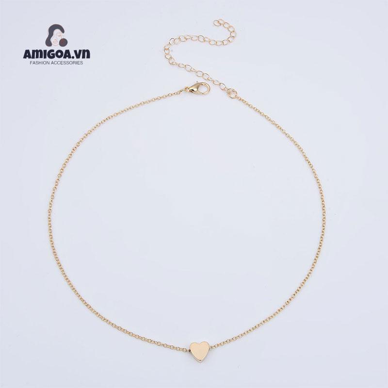 ✨✨ Vòng cổ ngắn mặt trái tim nhỏ đáng yêu thời trang cho nữ