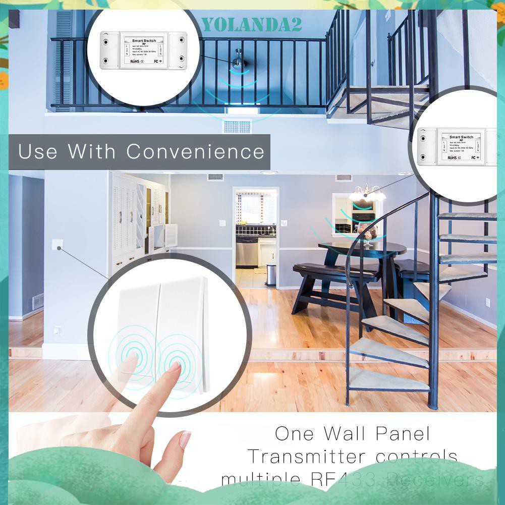 Công tắc điều khiển từ xa thông minh kết nối Wifi tiện lợi dễ sử dụng