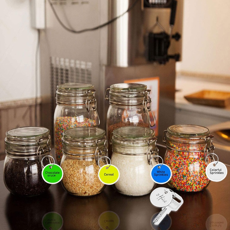 Sa Set 50 Thẻ Giấy Tròn Bằng Kim Loại Trang Trí Giáng Sinh