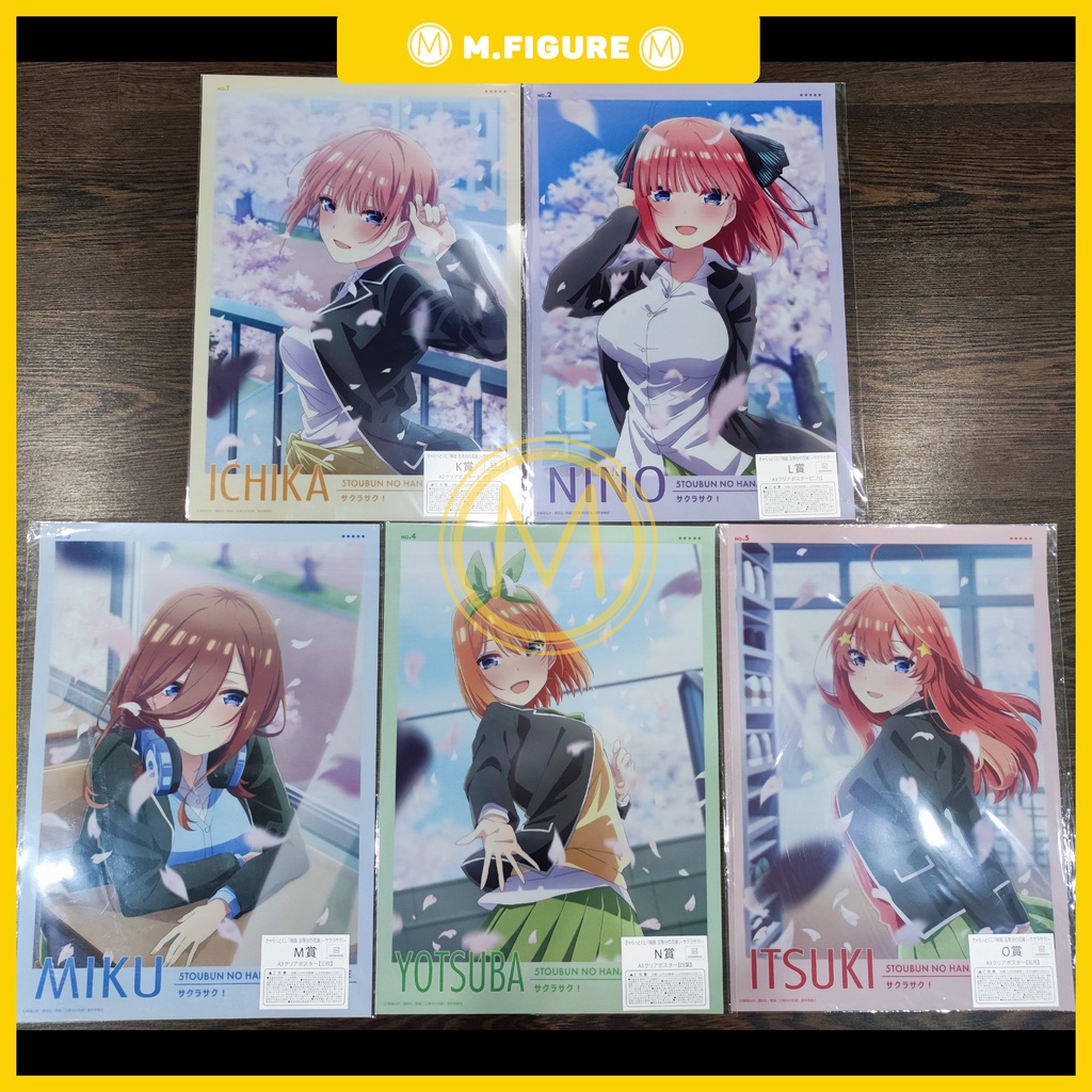 ÁP PHÍCH NHÀ CÓ 5 NÀNG DÂU - GOTOUBUN NO HANAYOME - CLEAR POSTER