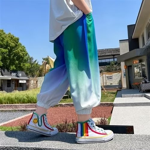 Quần thể thao BXPB màu gradient phong cách thời trang Hàn Quốc dành cho bé trai 4-15 tuổi