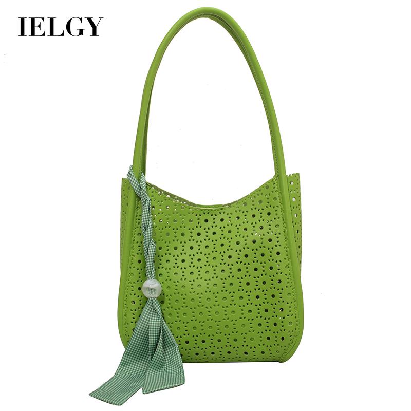 IELGY Túi Đeo Vai Cỡ Lớn Đục Lỗ Rỗng Thời Trang Cho Nữ