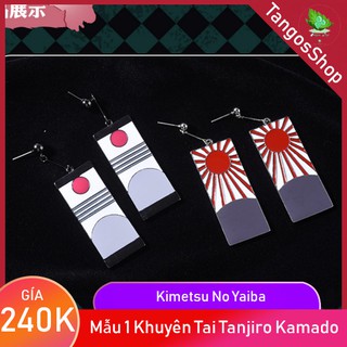 [Hot]Mẫu 2 Bông tai Cosplay Tanjiro Kamado | Kimetsu no Yaiba Siêu chất .