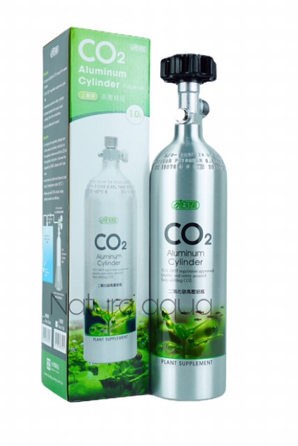 Ista Co2 Aluminum Cylinder 1L - Bình co2 nhôm Ista 1 Lít van ngang