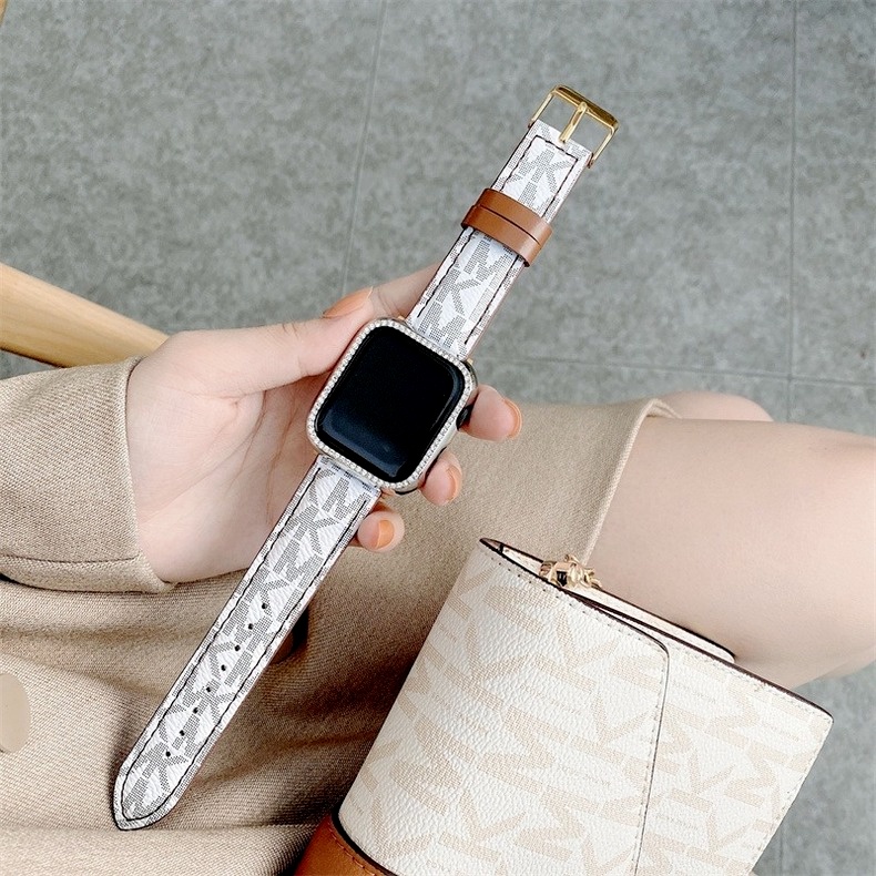 Dây đeo bằng da thời trang chất lượng cao thích hợp cho iWatch 40mm 44mm 42mm 38mm Series 4 5 6 SE