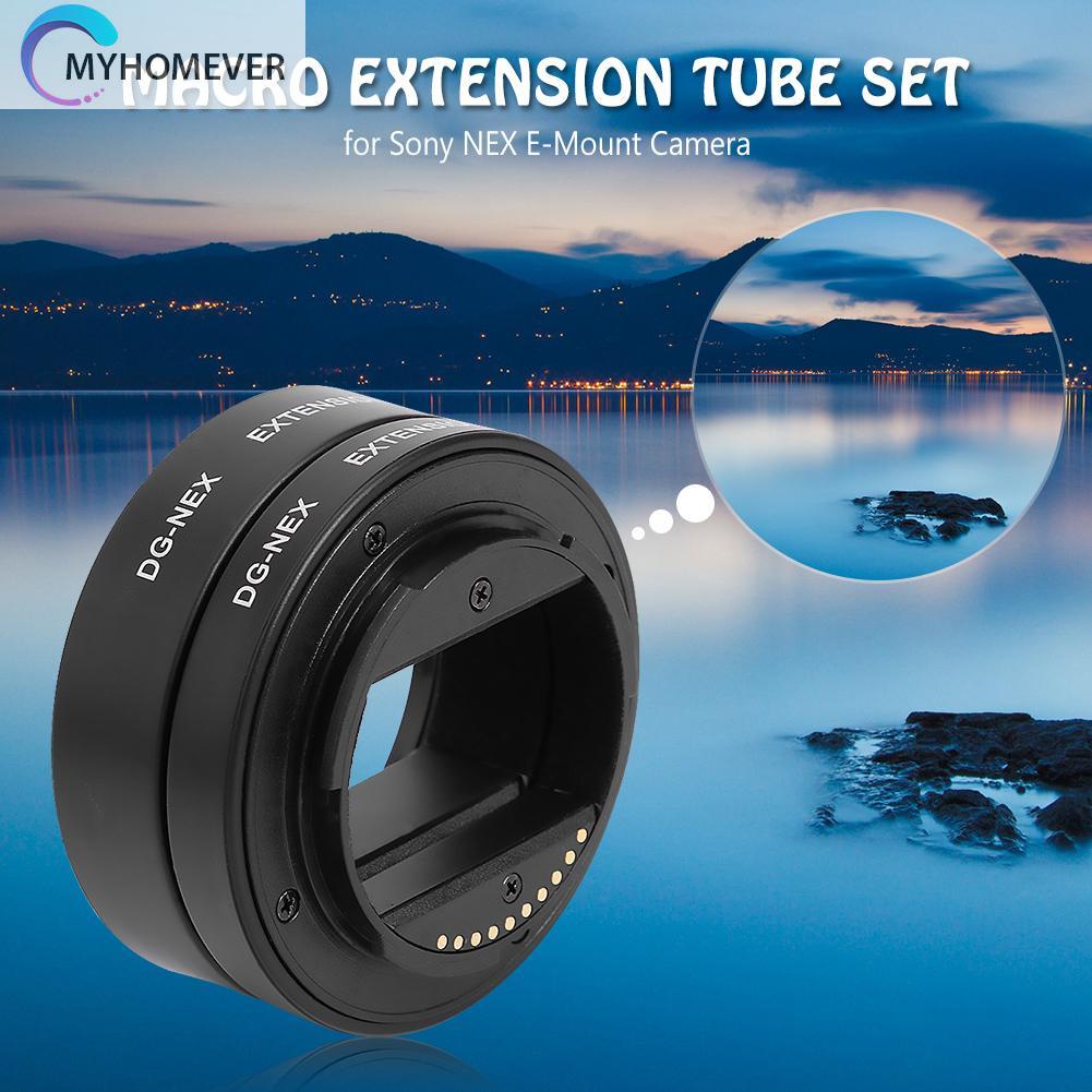 Set ống kính mở rộng Macro AF 10mm 16mm cho camera Sony Nex E-Mount