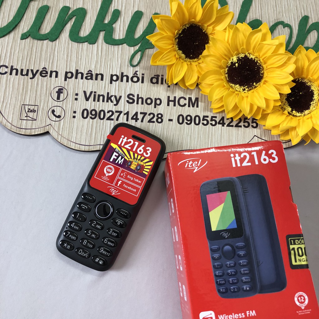 Điện Thoại itel it2163 Bảo hành 1 đổi 1 trong 100 ngày có đọc số bàn phím dành cho người già - Hàng chính hãng