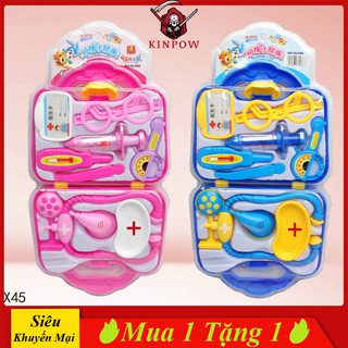 Đồ Chơi Bác Sĩ KINPOW Nhiều Chi Tiết Có 2 Màu, Nhựa An Toàn, Giúp Bé Định Hướng Nghề Nghiệp Tương Lai