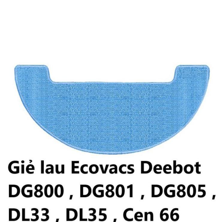 Khăn lau robot hút bụi Ecovacs Deebot DL33 , DL35 , DG800 , DG801 , DG805 ,  Cen66 Chính Hãng