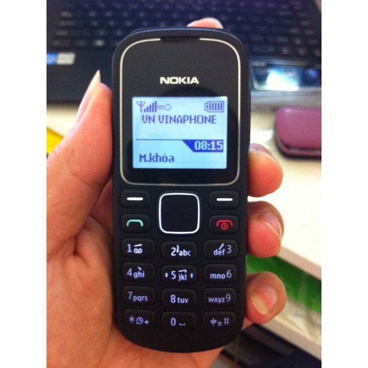 Điện thoại Nokia 1280 chính hãng , fullbox kèm pin, sạc có tem bảo hành