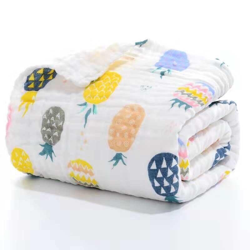 Khăn xô nhăn 6 lớp khăn tắm xô cho bé 100% cotton siêu mềm, Thị Nhím Store, Khăn tắm xô cho bé sơ sinh xuất Nhật in hình