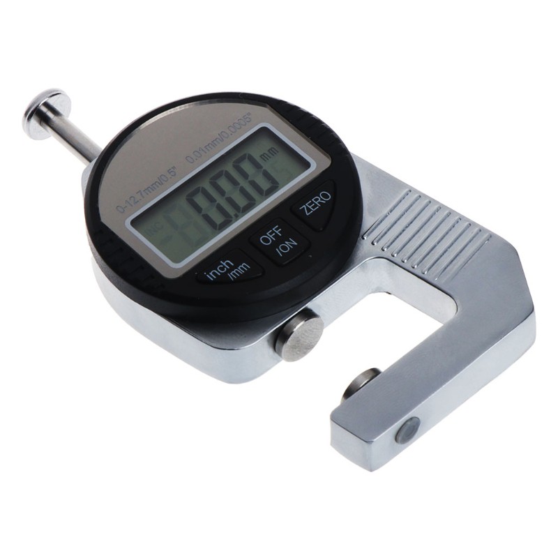 Máy đo độ dày kỹ thuật số 0-12.7mm/0-0.5inch tiện lợi kích thước 7.3cm*4.5cm*0.9cm