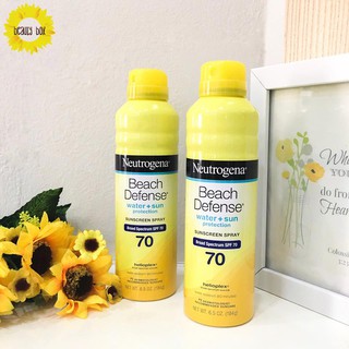 [BEAUTYBOXHN] Kem chống nắng Neutrogena Beach Defense Sunscreen Spray SPF 100 dạng xịt