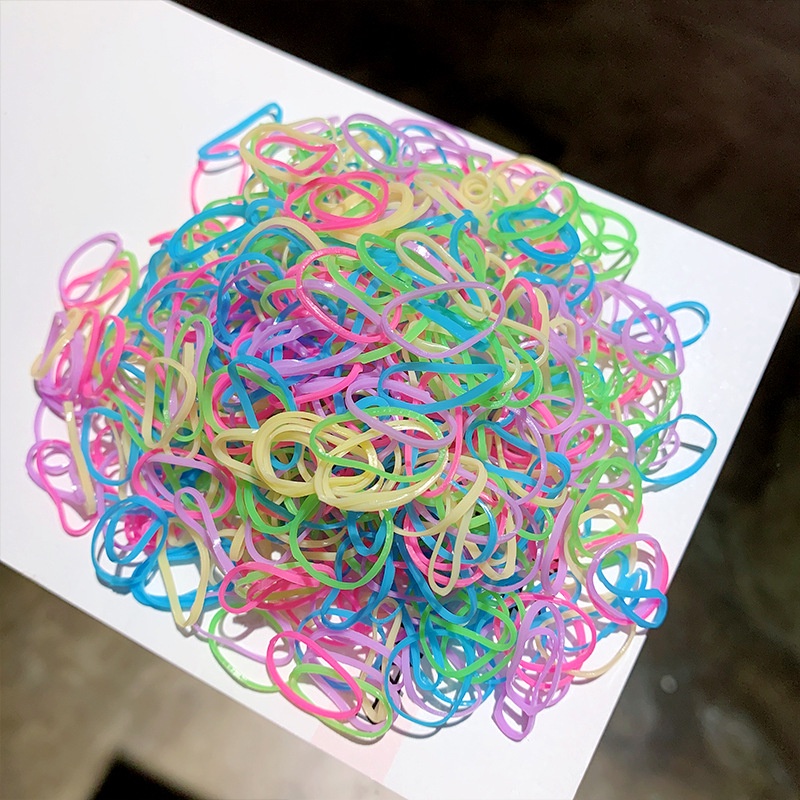 Korean style children's hair tied rubber band girls' baby disposable rubber band hair rope Fresh hair band hair band hair accessories A6ND ANLZ XIHY