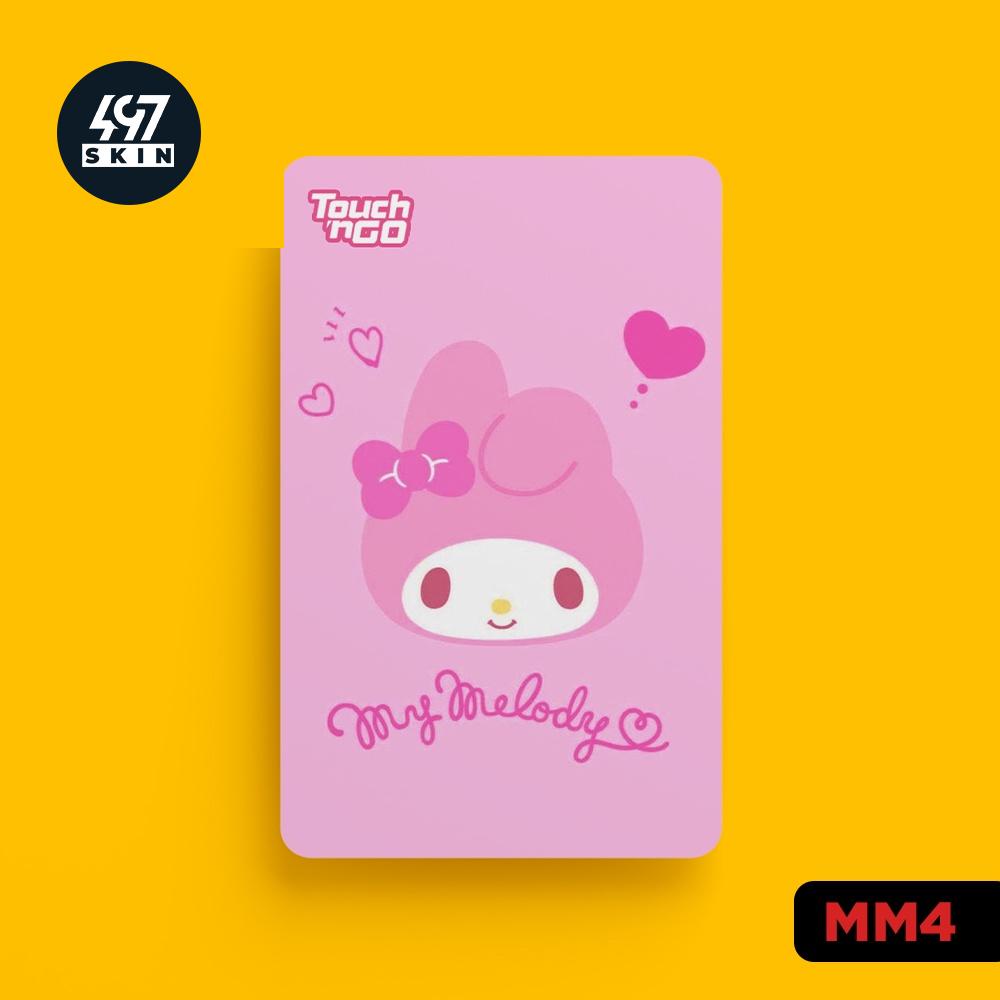 Skin Card My Melody  - Miếng Dán ATM, Thẻ Xe, Thẻ Từ, Thẻ Chung Cư - Chất Liệu Chống Xước - Chống Nước