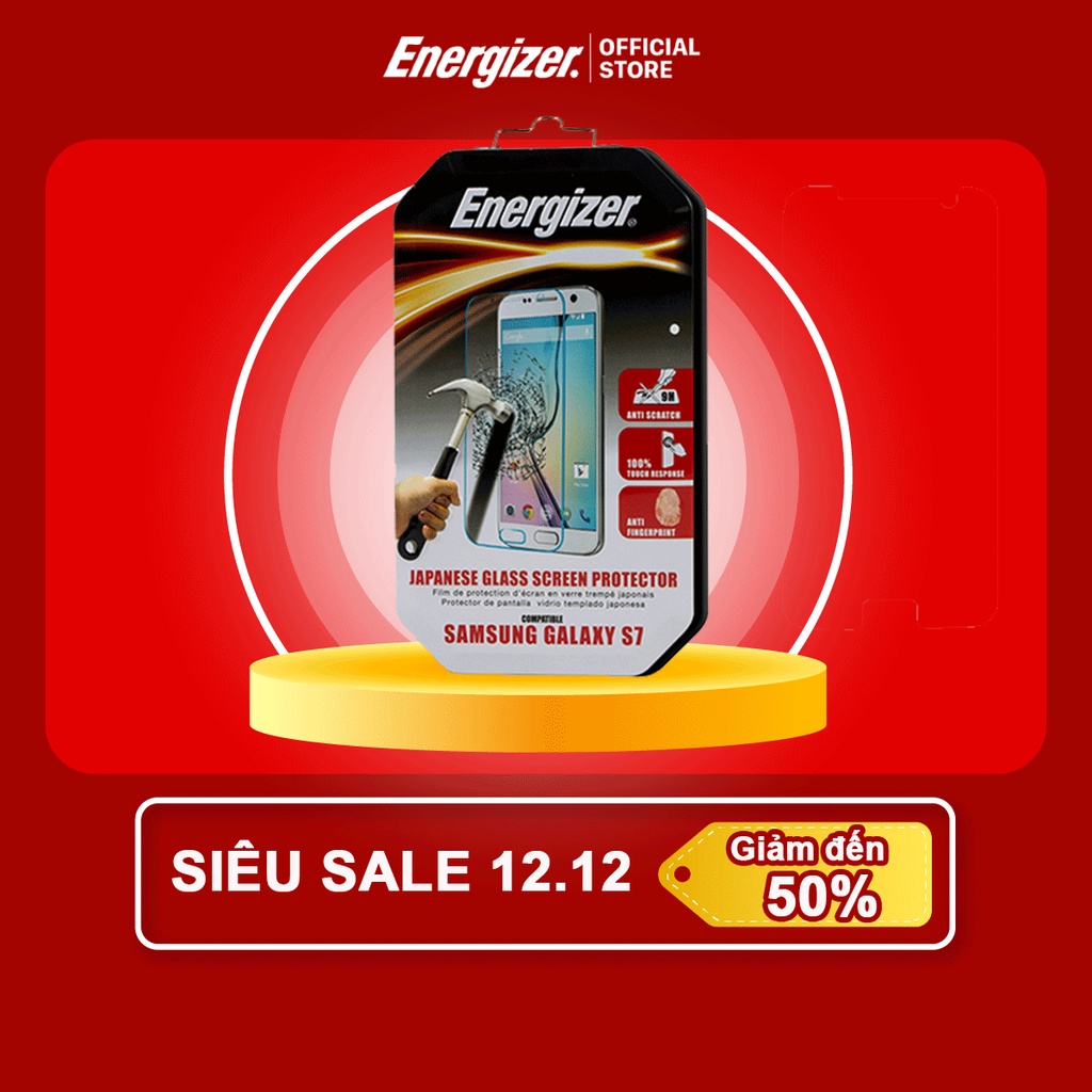 Bộ miếng dán màn hình Energizer CL SamSung S7 - ENCLTGCLS7