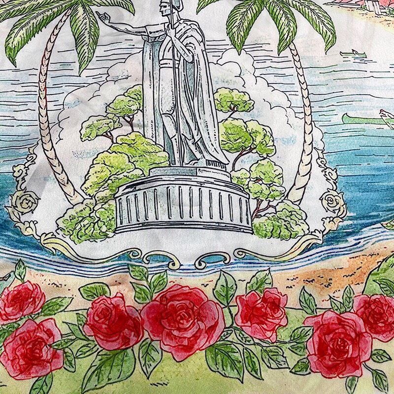 Áo sơ mi Casablanca floral print shirt ss21