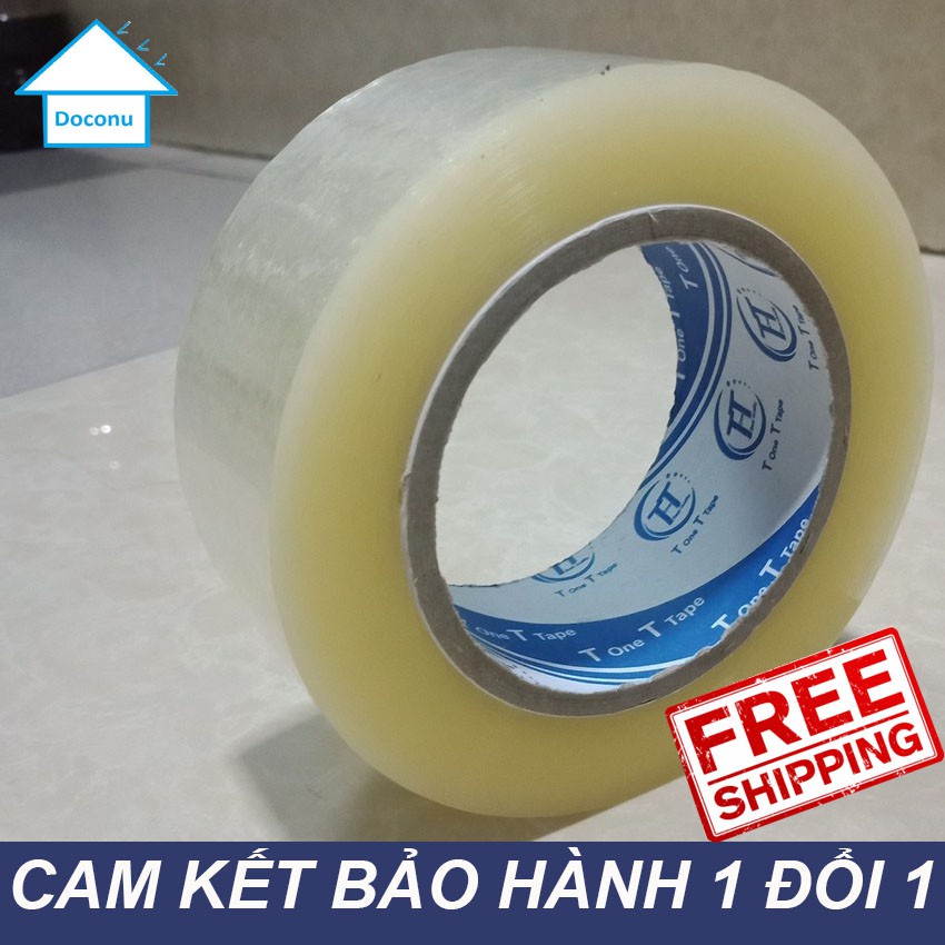 Cây băng keo 200 yard 6 cuộn 1.7kg. Cam kết bảo hành 1 đổi 1