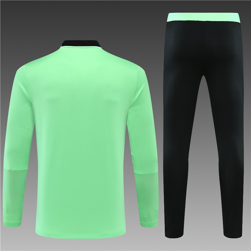 Bộ Đồng Phục Đá Banh Tay Dài Có Khóa Kéo Thời Trang Thu Đông Cho Nam