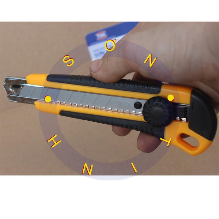 TOLSEN Dao Rọc Giấy Có Chốt Khóa Snap-Off Blade Knife 30018