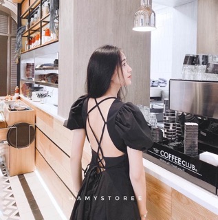 ĐẦM XOÈ TAY PHỒNG ĐAN DÂY LƯNG