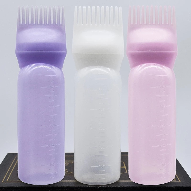 [Hàng mới về] Chai Nhựa 120ml Đựng Thuốc Nhuộm Tóc Thời Trang Cho Nữ