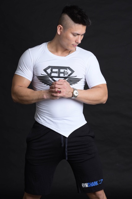 Cộc tay cotton 100% Body Engineer Cực Ngầu