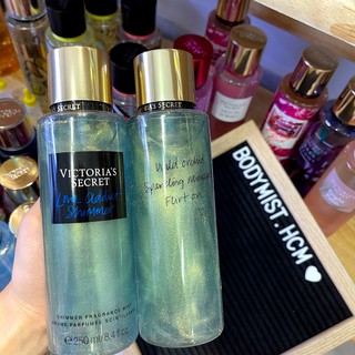 Xịt thơm toàn thân Victoria's mùi Love Addict shimmer