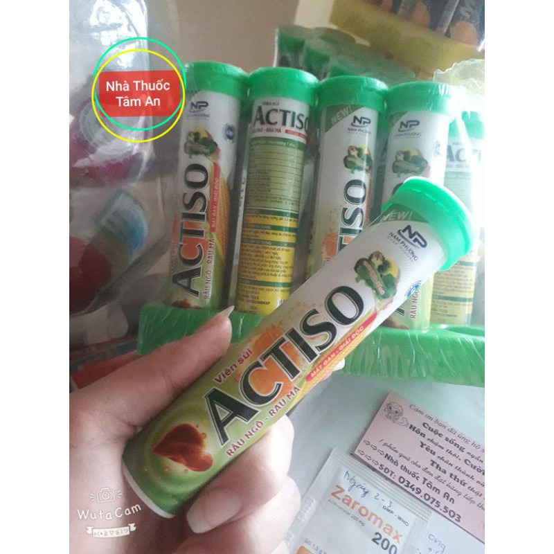 Viên C sủi Atiso Râu Ngô Rau Má Thanh Nhiệt lọ to 8g | Shopee Việt Nam