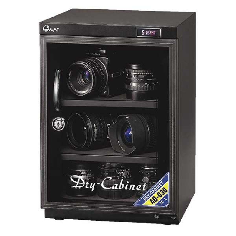 Tủ chống ẩm máy ảnh cao cấp CN Nhật Bản FujiE AD030 ( 30 Lít ) chính hãng bảo hành 5 năm