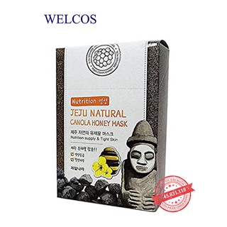 {COMBO 10 miếng} Mặt nạ mật ong thảo dược WELCOS dưỡng trắng da MN03