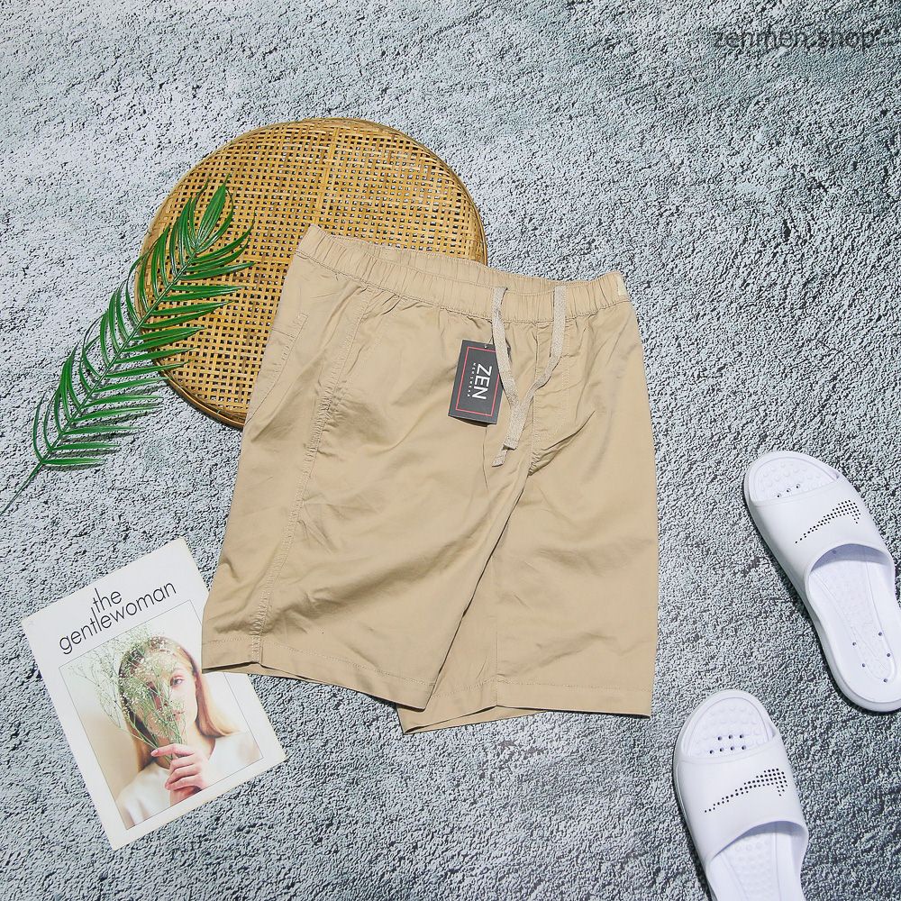 Quần Short Kaki Nam U.N.I Easy Strech Xuất Dư Xịn