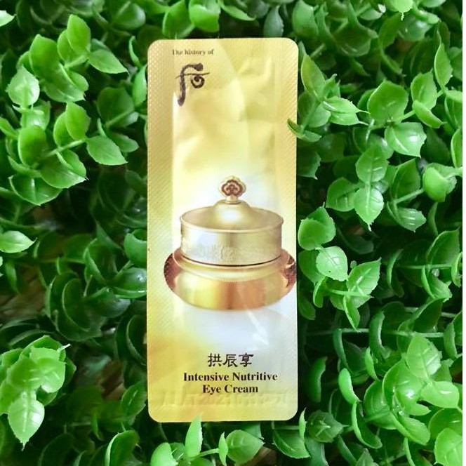 10 gói kem dưỡng mắt Whoo vàng xóa mờ nếp chân chim, nếp nhăn