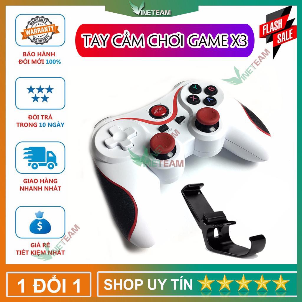 (SIÊU GIẢM GIÁ) TAY CẦM CHƠI GAME BLUETOOTH T3 - TAY CẦM GAME TERIOS T3 - GAMEPAD T3 / X3/X7/C8S